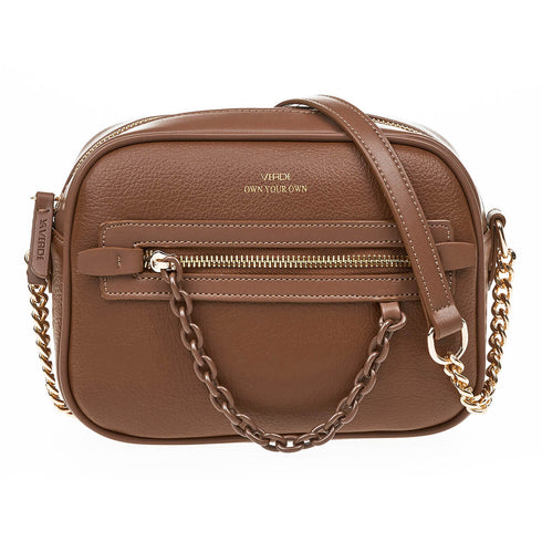 Verde Γυναικεία Τσάντα Χιαστί 16-7056 Πούρου